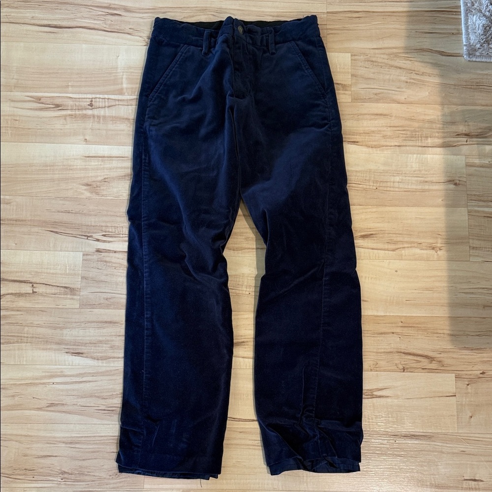 Boy’s Navy BelvetPants